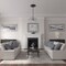 Ekena Millwork Kepler Traditional Medallion (For Canopies up to 4 1/2"), 19 3/4"OD x 1 1/2"P, Midnight Dream CM20KPMDF - alternate 3